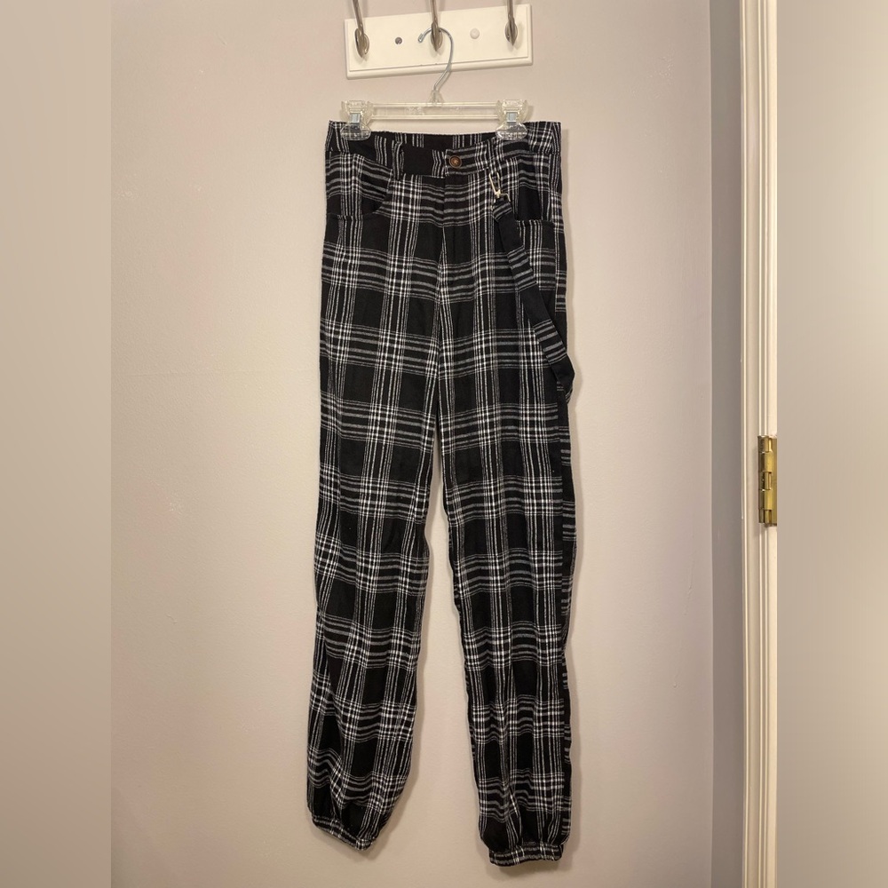 Plaid Joggers